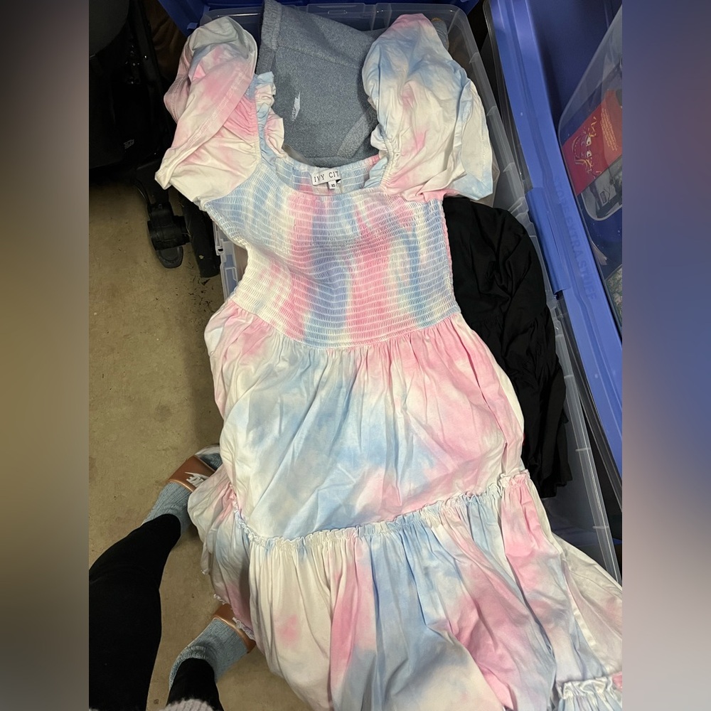 Ivy City Co Cotton Candy Dress - Like New 🩵💓 - Picture 6 of 9